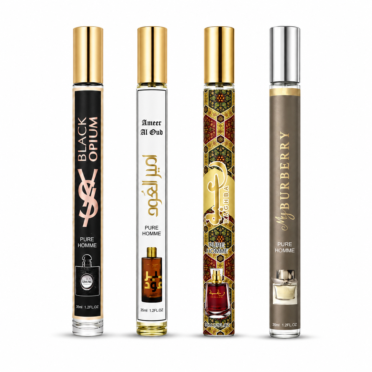 Luxury Pen Perfume Bundle — Pack of 4 | 35ml Each